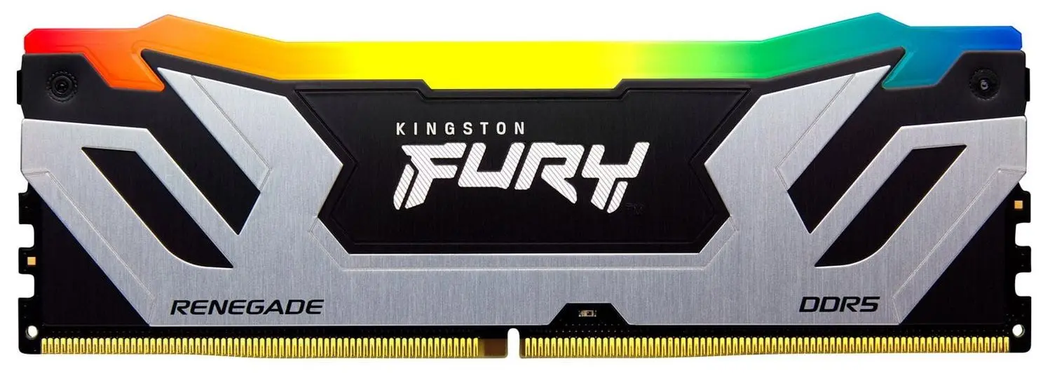 Memorie operativa Kingston Fury Renegade Silver DDR5 RGB 24GB 8400MHz CL40 (KF584CU40RSA-24)