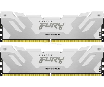 Memorie operativa Kingston Fury Renegade White 32GB (2x16) DDR5 6400MHz CL32 (KF564C32RWK2-32)