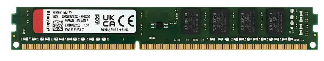 Оперативная память Kingston ValueRAM DDR3 1600MHz CL11 (KVR16N11S8/4WP)