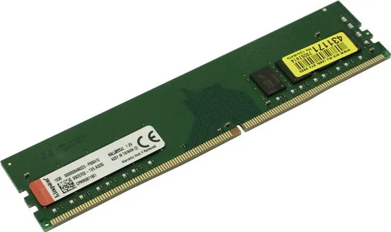 Memorie operativa Kingston ValueRam DDR3 16Gb 3200 MHz PC25600 CL22 (KVR32N22D8/16)