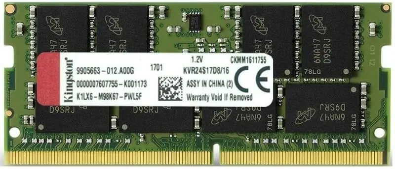 Memorie operativă Kingston ValueRAM SODIMM DDR4 4GB 2666MHz PC21300 CL19 (KVR26S19S6/4BK)