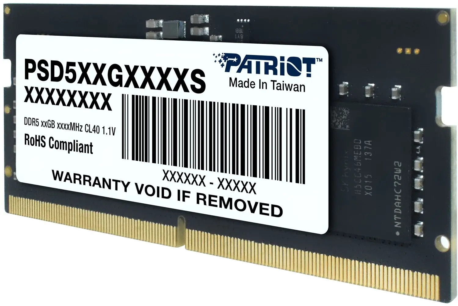 Memorie operativa Patriot Signature Line 8GB DDR5 4800MHz CL40 (PSD58G480041S)