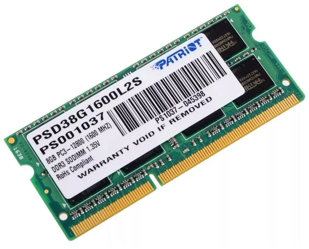 Оперативная память Patriot Signature Line DDR3 8GB 1600MHz CL11 (PSD38G1600L2S) - 2