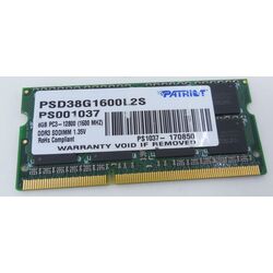 Оперативная память Patriot Signature Line DDR3 8GB 1600MHz CL11 (PSD38G1600L2S) Thumb