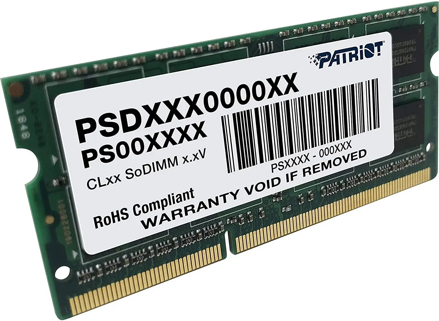 Memorie operativa Patriot Signature SODIMM DDR3 8GB 1600MHz CL11 (PSD38G16002S)