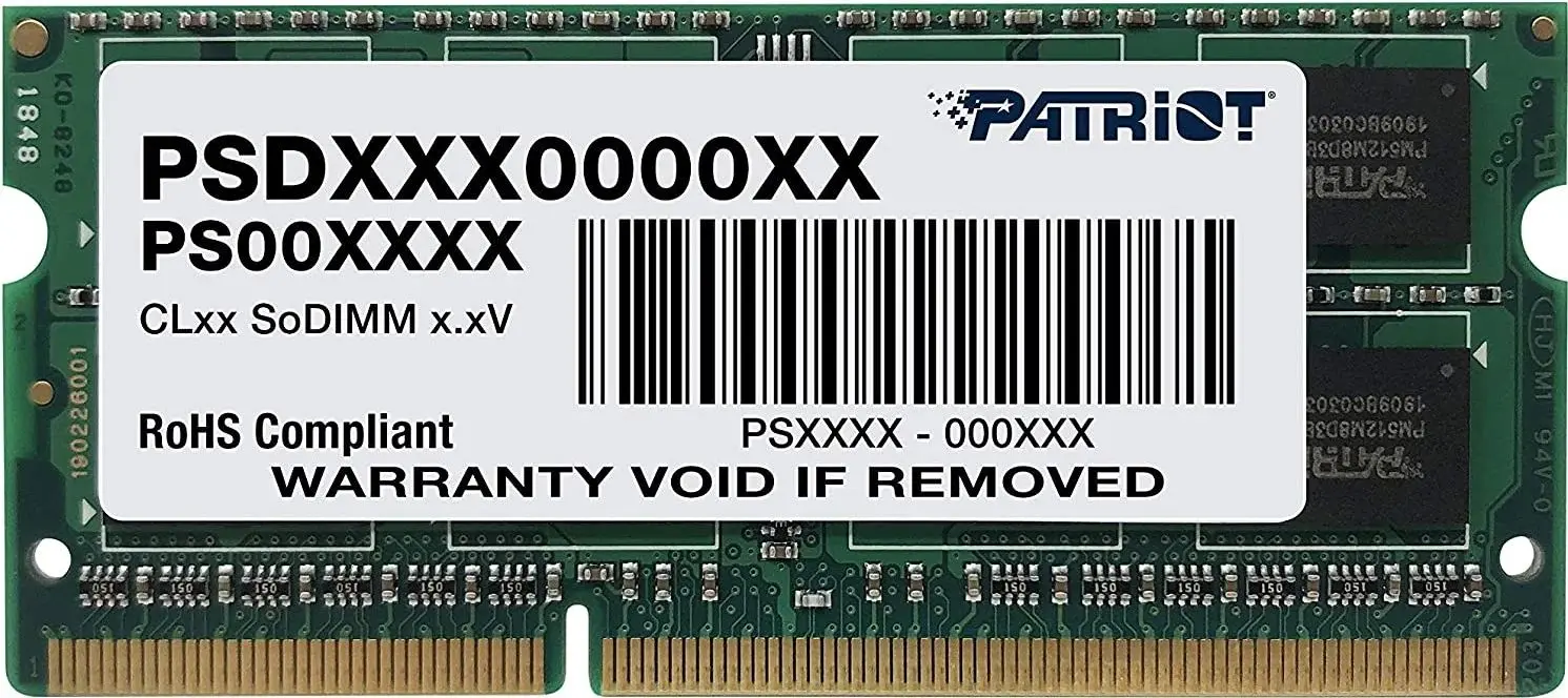 Memorie operativa Patriot Signature SODIMM DDR3 8GB 1600MHz CL11 (PSD38G16002S)
