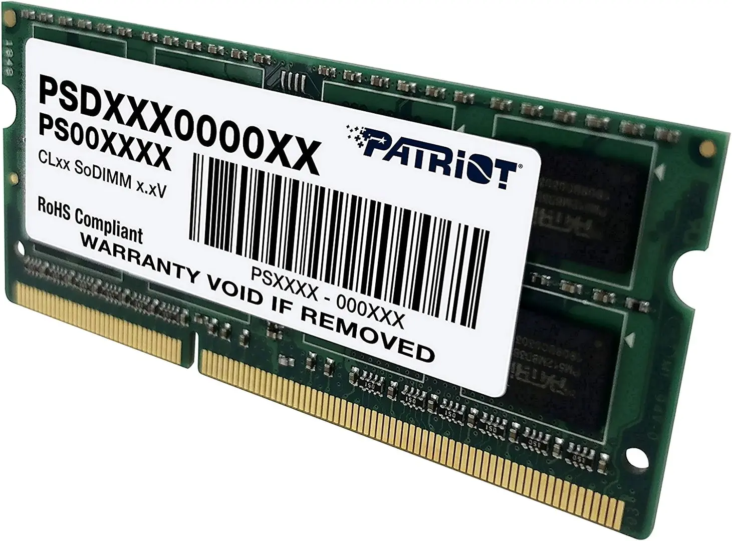 Memorie operativa Patriot SODIMM DDR3L 4GB 1600MHz CL11 (PSD34G1600L2S) - 3