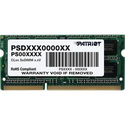 Memorie operativa Patriot SODIMM DDR3L 4GB 1600MHz CL11 (PSD34G1600L2S)