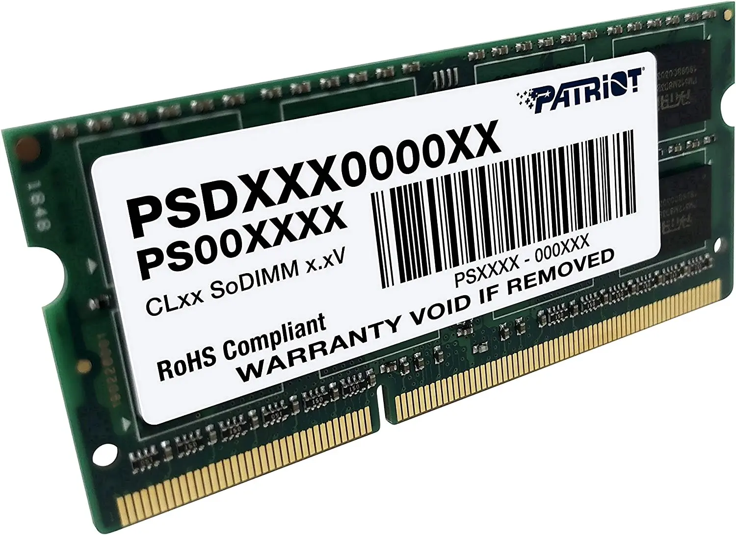 Memorie operativa Patriot SODIMM DDR3L 4GB 1600MHz CL11 (PSD34G1600L2S) - 4