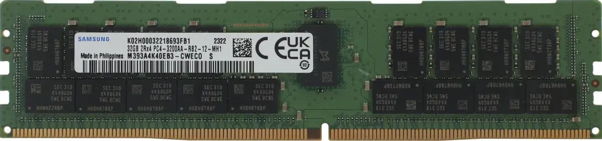 Memorie operativa Samsung DDR4 32GB 3200MHz CL22 (M393A4K40EB3-CWE)