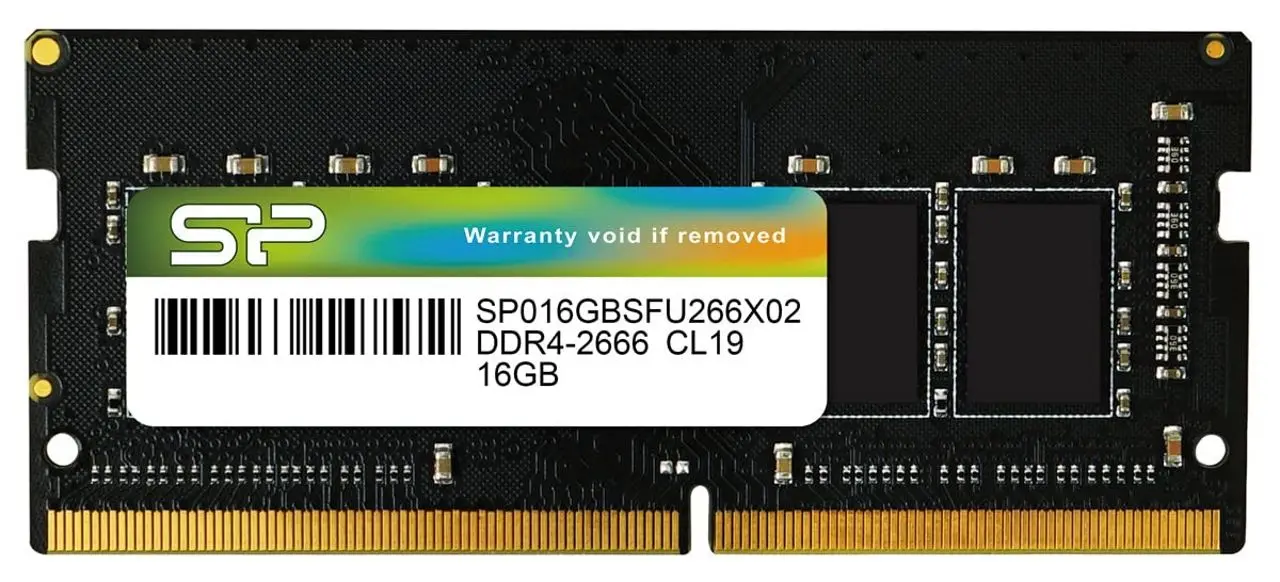 Memorie operativa Silicon Power SODIMM DDR4 16GB 2666MHz CL19 (SP016GBSFU266X02)