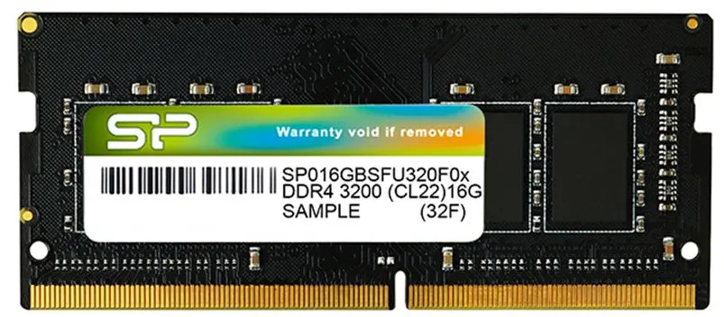 Memorie operativa Silicon Power SODIMM DDR4 16GB 3200MHz CL22 (SP016GBSFU320X02)