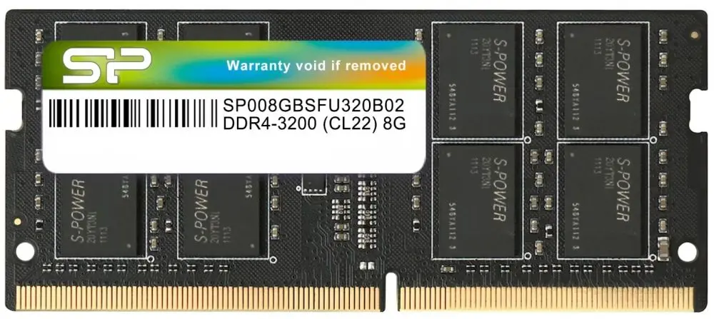 Memorie operativa Silicon Power SODIMM DDR4 8GB 3200MHz CL22 (SP008GBSFU320X02)