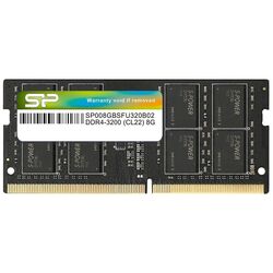 Memorie operativa Silicon Power SP008GBSFU320B02 DDR4 8GB/3200 (1x8GB) CL22 SODIMM