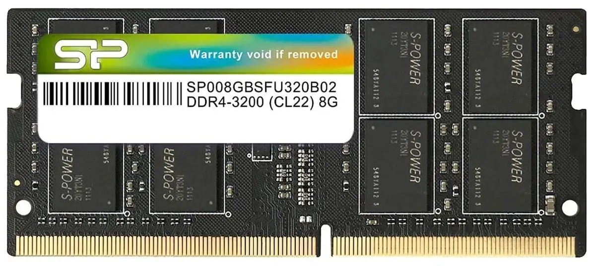 Memorie operativa Silicon Power SP008GBSFU320B02 DDR4 8GB/3200 (1x8GB) CL22 SODIMM