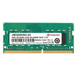 Memorie operativa Transcend Fury JetRam PC25600S DDR4 3200MHz CL22 4GB