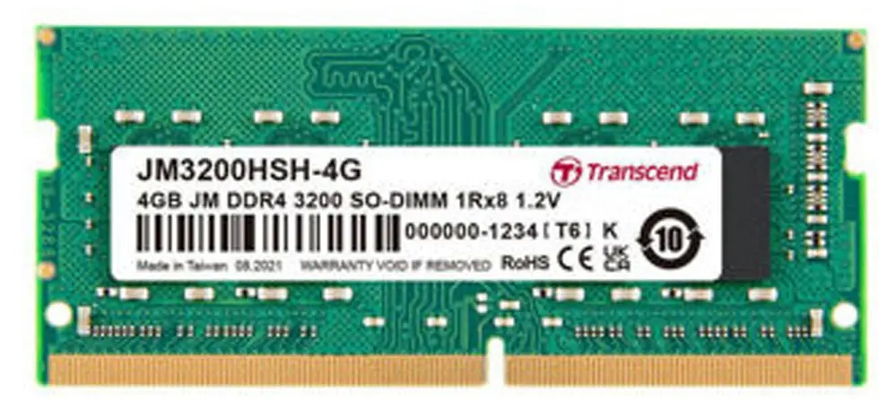 Memorie operativa Transcend Fury JetRam PC25600S DDR4 3200MHz CL22 4GB