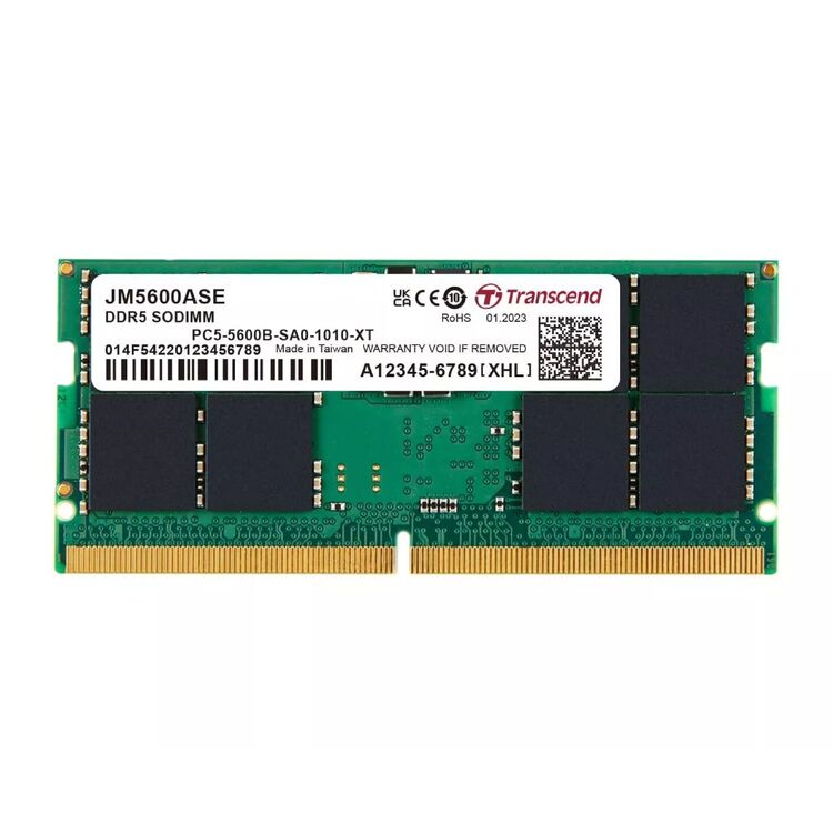 Оперативная память Transcend JetRam DDR5 24GB 5600MHz CL46 (JM5600ASE-24G)