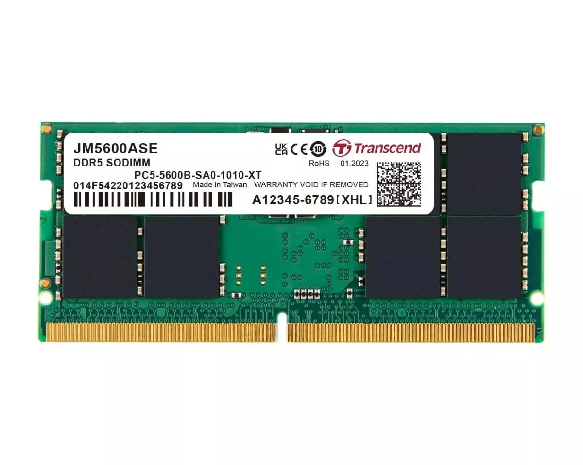 Memorie operativa Transcend JetRam DDR5 24GB 5600MHz CL46 (JM5600ASE-24G)