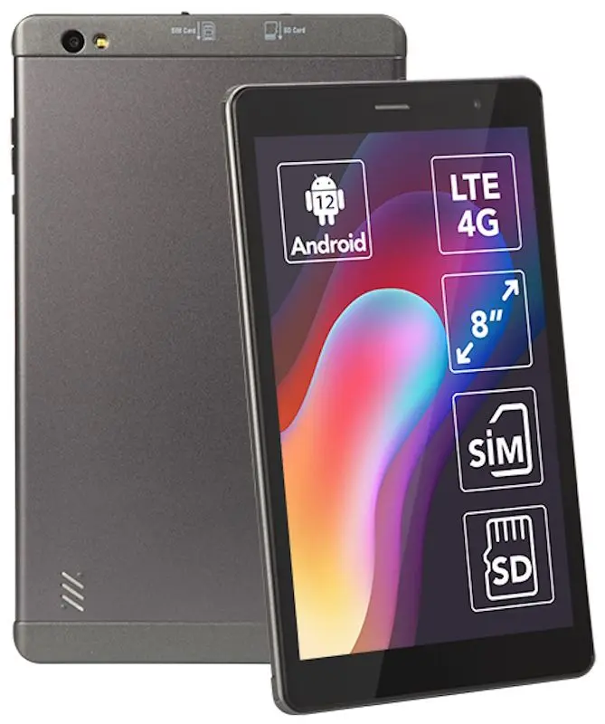 Tableta Blow PlatinumTAB8 4GB V2 Wi-Fi + Cellular 2GB/32GB (Grey)