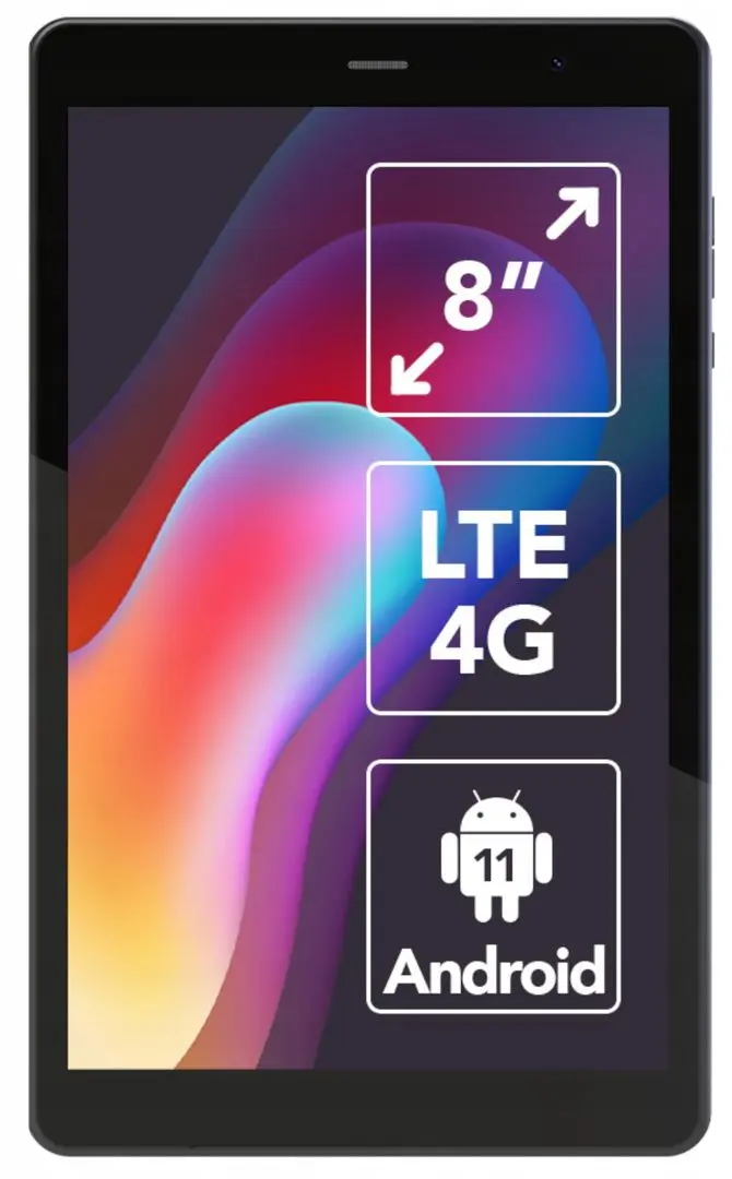 Tableta Blow PlatinumTAB8 4GB V2 Wi-Fi + Cellular 2GB/32GB (Grey)