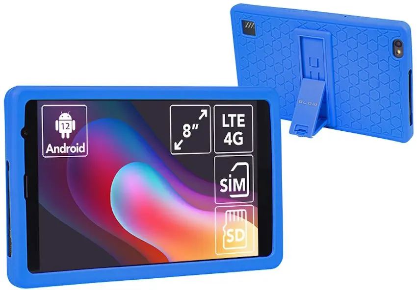 Tableta + husa Blow Platinum TAB 8 4G V2 Wi-Fi + Cellular 2GB/32GB (Grey)