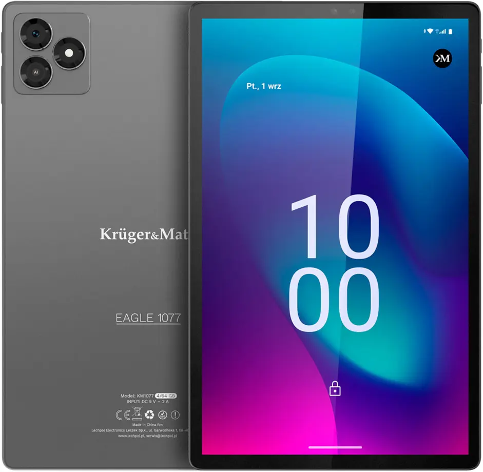 Tableta Kruger&Matz Eagle 1077 Wi-Fi 4G 4/64GB (Grey)