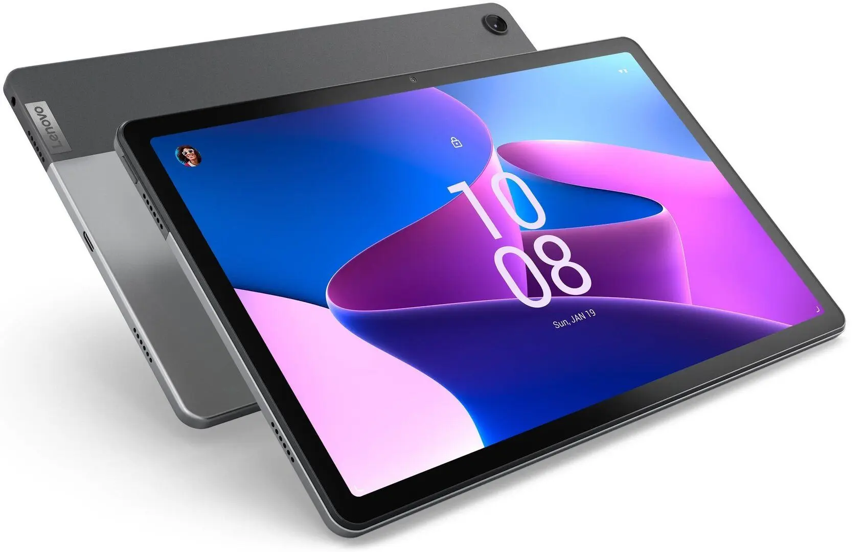 Планшет Lenovo Tab M10 Plus 3rd Gen TB-128XU Wi-Fi 4GB/128GB (Storm Grey) - 3