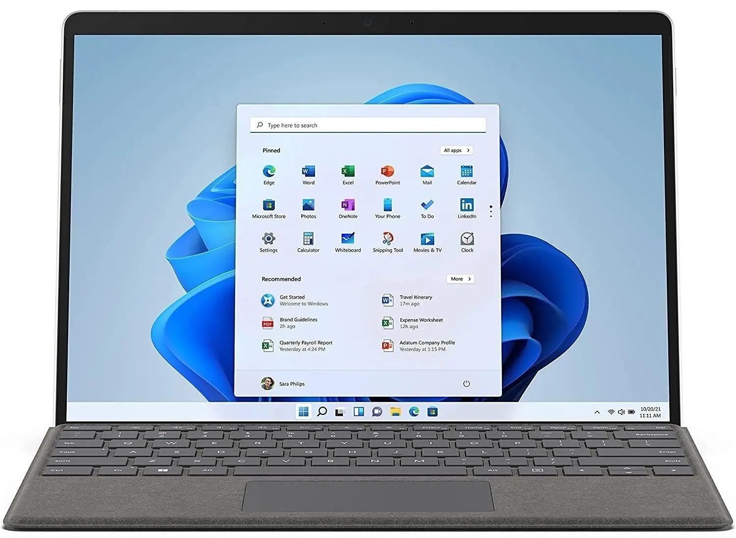 Планшет Microsoft Surface Pro 8 8GB/128B (Platinum) - 2
