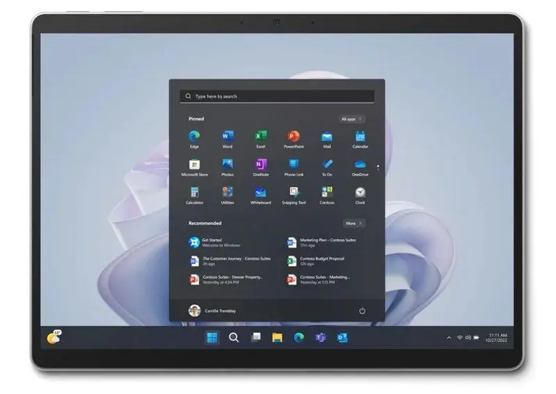 Tableta Microsoft Surface Pro 9 Wi-Fi 5G 8GB/256GB W11P (Platinum)