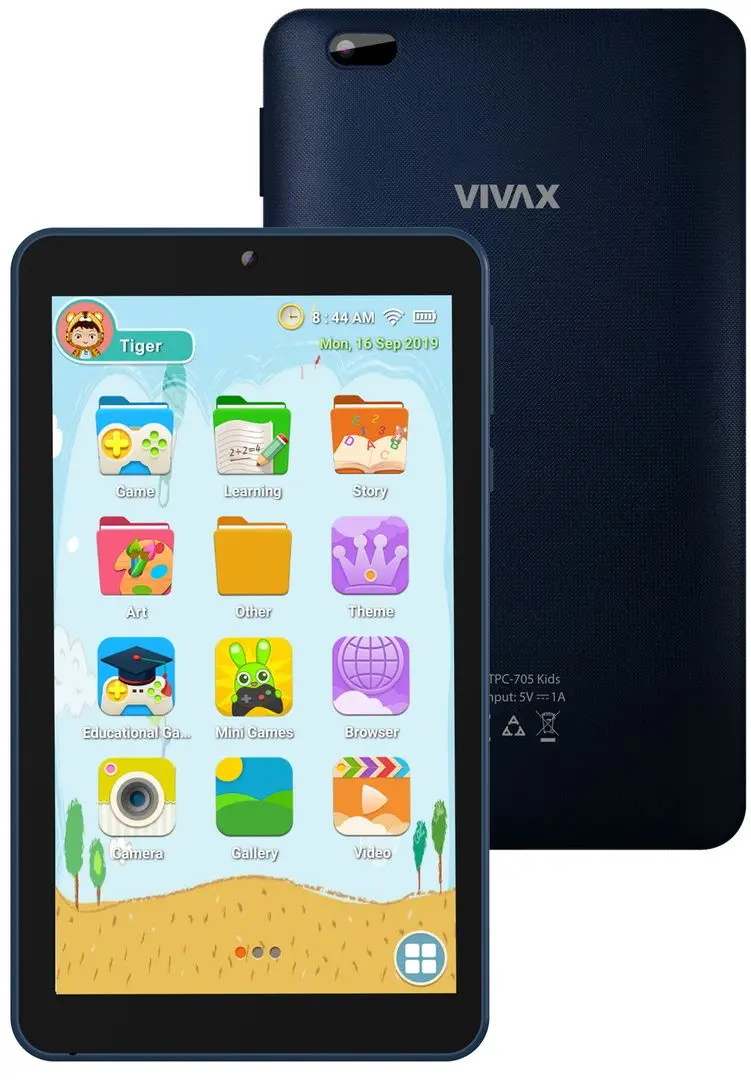 Планшет Vivax TPC-705 Kids (Orange) - 3
