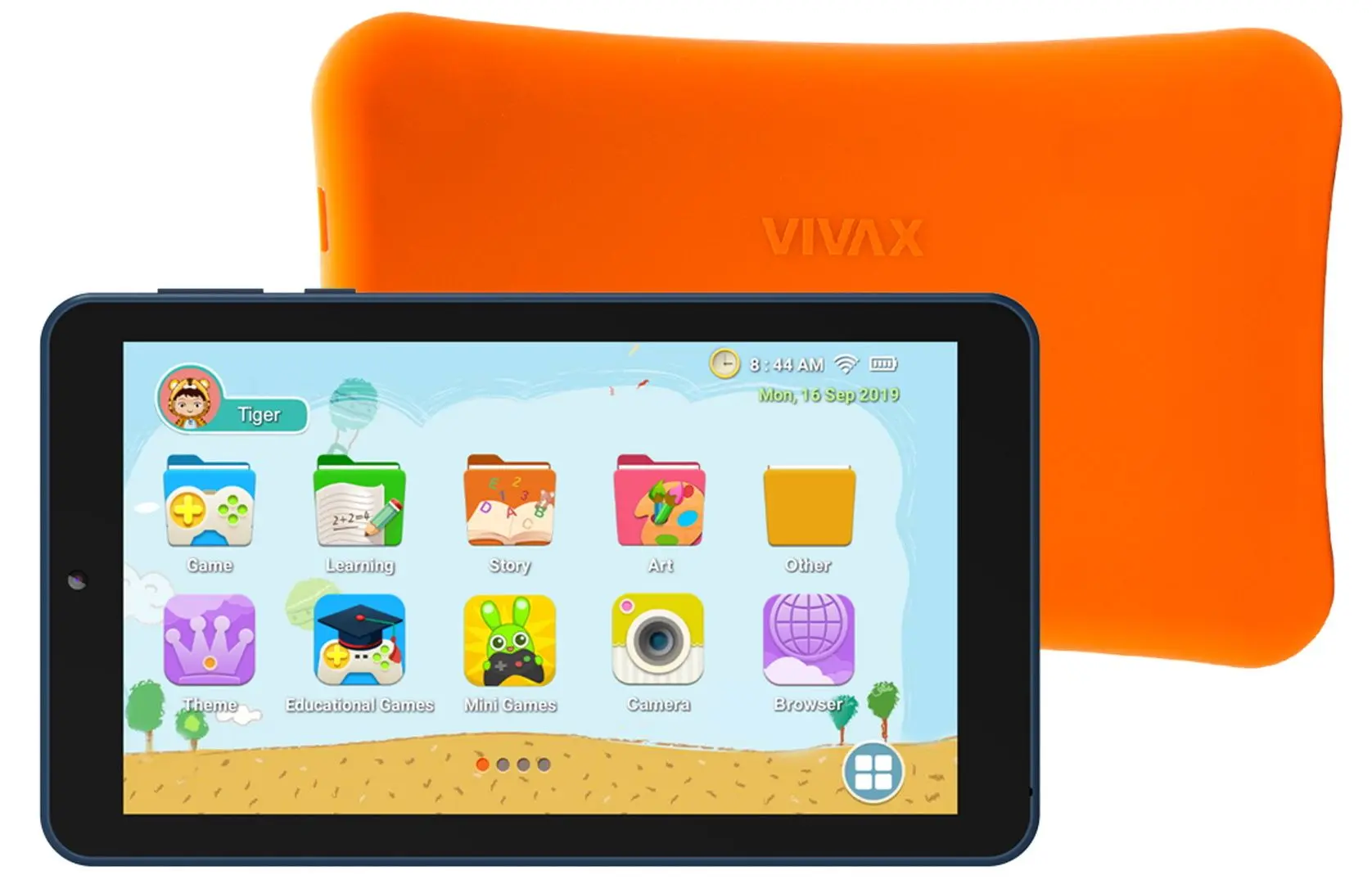 Планшет Vivax TPC-705 Kids (Orange) - 4