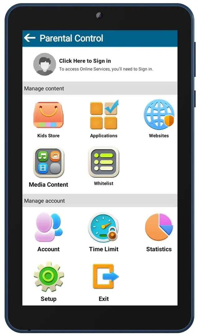 Планшет Vivax TPC-705 Kids (Orange)