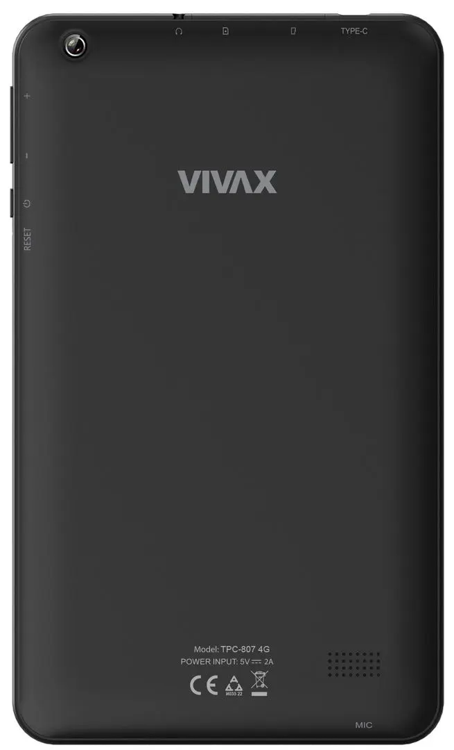 Планшет Vivax TPC-807 4G (Black) - 7