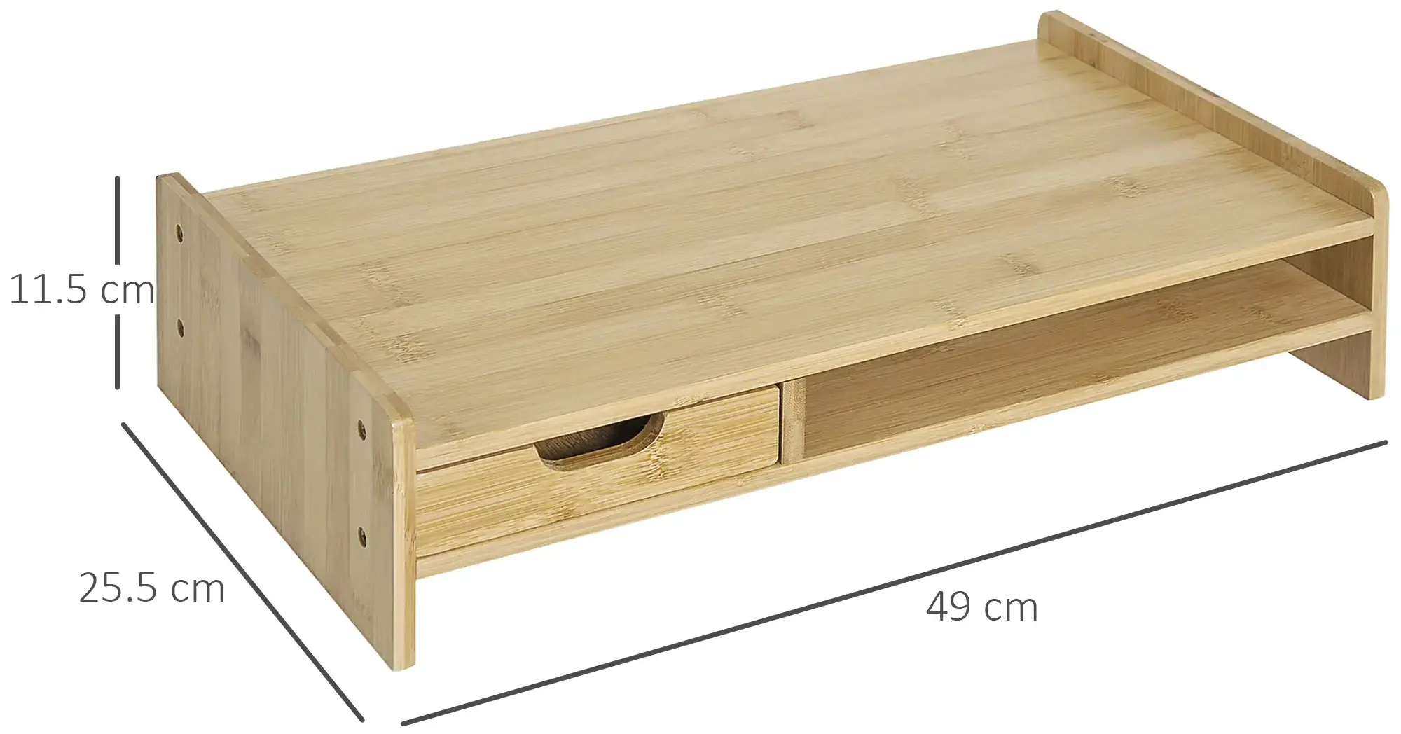 Stand pentru monitor Homcom 920-042 (Natural) - 6