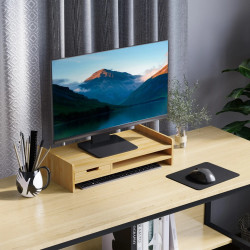 Stand pentru monitor Homcom 920-042 (Natural) Thumb