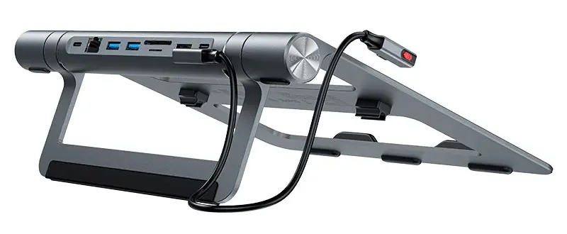 Suport pentru laptop Acefast E5 Plus USB-C (Metal Grey)