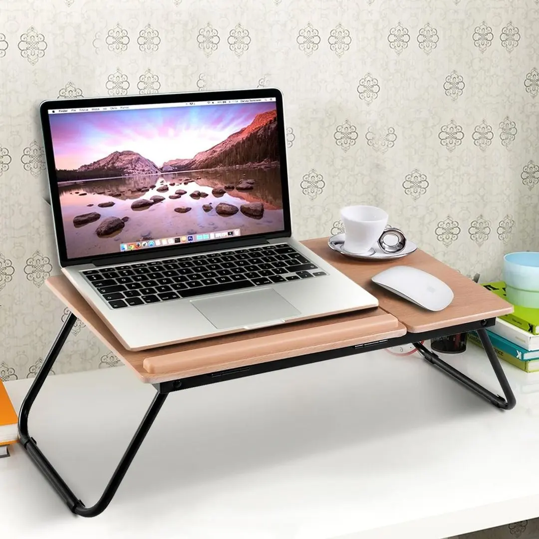 Подставка для ноутбука  Costway HW67555 (Natural/Black) - 5