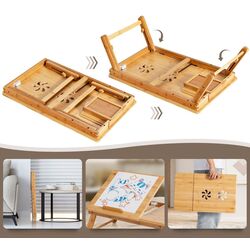 Подставка для ноутбука Costway HW67948NA (Natural) Thumb