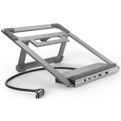 Statie de andocare - suport pentru laptop Hama Connect2Office Stand (Grey) Thumb