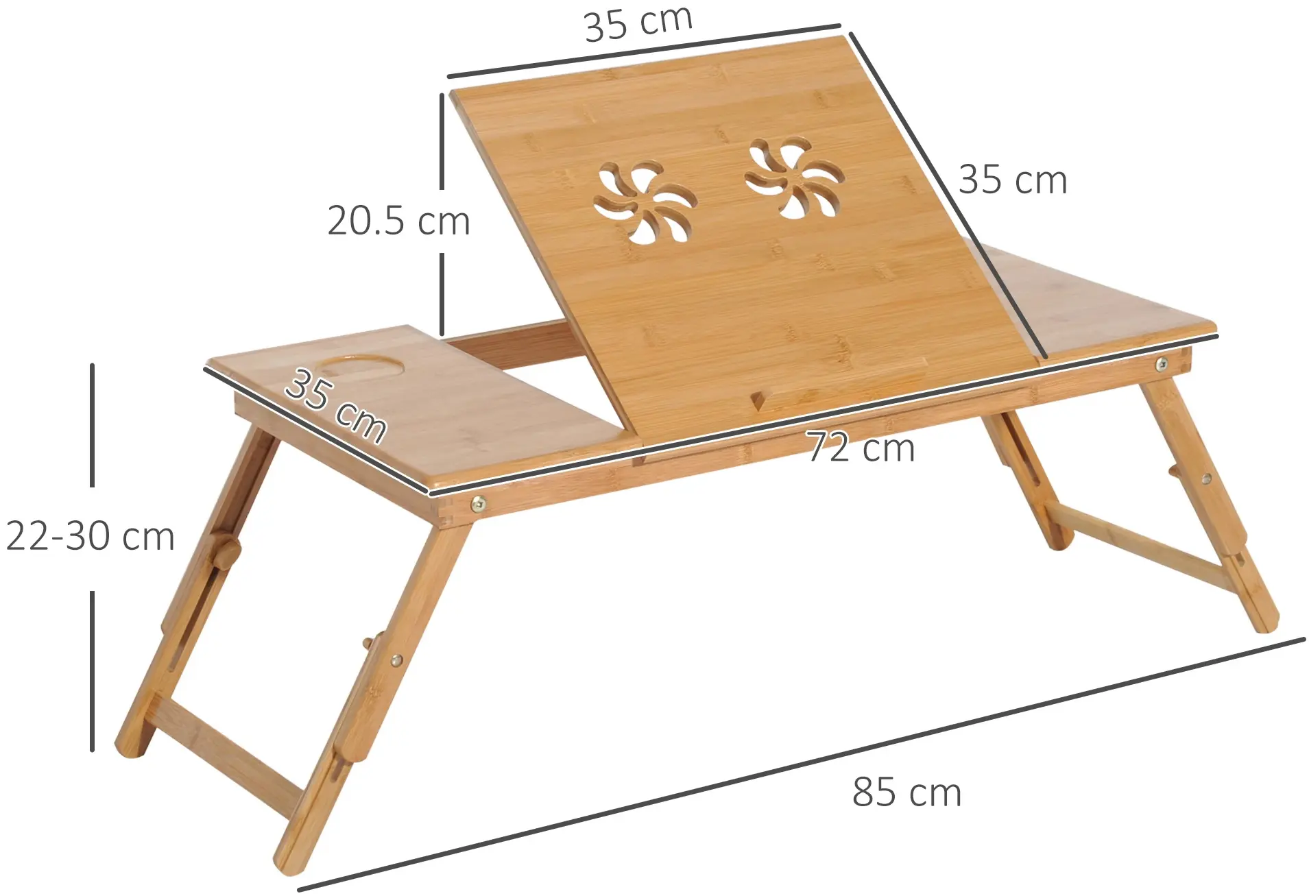 Подставка для ноутбука Homcom 923-004 (Bamboo) - 7