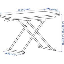 Подставка для ноутбука Ikea Dubbla 60x40 (Alb) Thumb