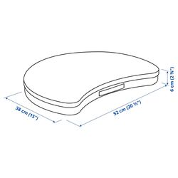 Suport laptop Ikea Ojulf 52x38 (Gri Inchis) Thumb