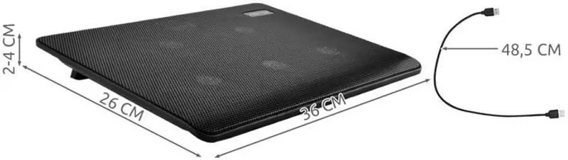 Подставка для ноутбука Iso Trade 5721 (Black)