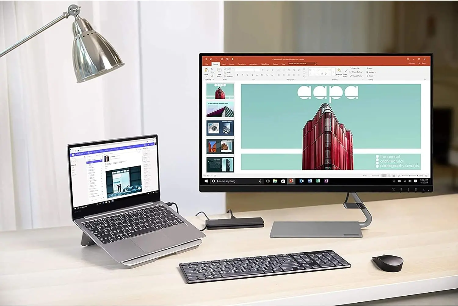 Подставка для ноутбука Lenovo GXF0X02618 (White/Grey)