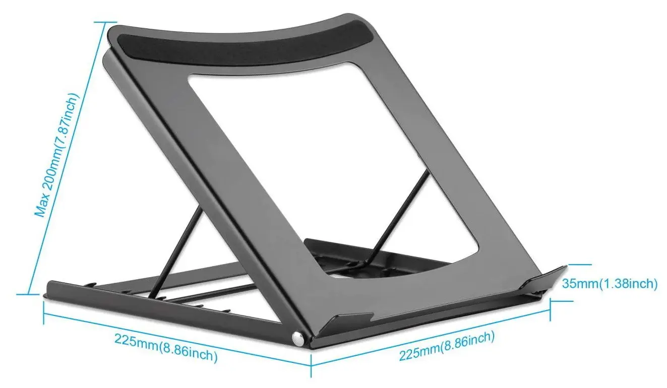 Suport pentru laptop Manhattan 462129 (Black)