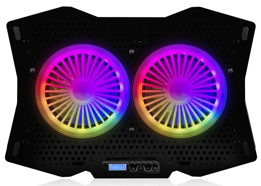 Stand pentru laptop Modecom MC-CF-18-RGB (Black)