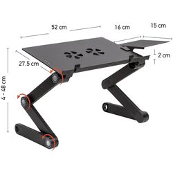 Suport pentru laptop Tatkraft Einstein 80173 (Black) Thumb