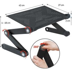 Suport pentru laptop Tatkraft Newton 80012 (Black) Thumb