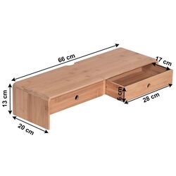 Stand pentru monitor Tempo Kondela Elaro Typ 2 (Natural) Thumb